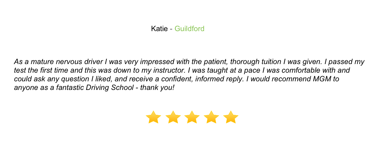 Driving Lessons Guildford